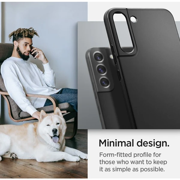 Spigen Thin Fit kryt Samsung Galaxy S22 čierny - Puzdra - Obrázok QE5C100501