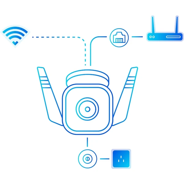 TP-Link Tapo TC65 biela - IP kamery - Obrázok QEF5000J01