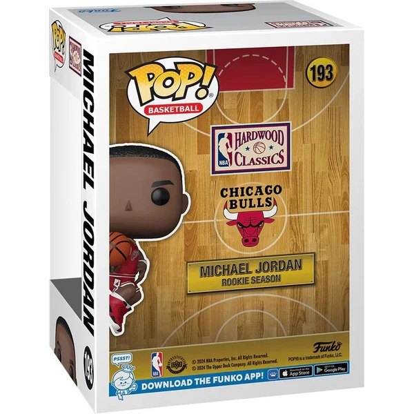 Funko POP! #193 Sports: NBA Basketball Chicago Bulls - Michael Jordan (Rookie Season) - Funko POP! - Obrázok QEMA000K01
