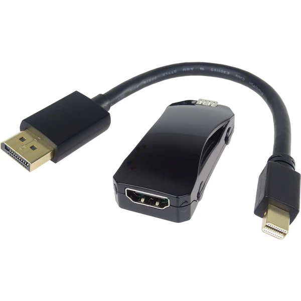 PremiumCord HDMI -> DisplayPort/Mini DisplayPort redukcia 8K čierna - Káble a redukcie - Hlavný obrázok