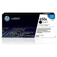 HP 650A Čierna originálna tonerová kazeta LaserJet - Tonery