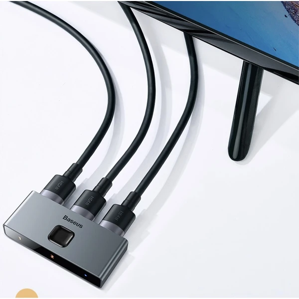 Baseus Matrix HDMI Splitter vesmírne šedý - Redukcie - Obrázok QF4HF00101