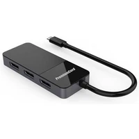 PremiumCord USB-C/3x DisplayPort 1.4 redukcia 8K čierna - Káble a redukcie