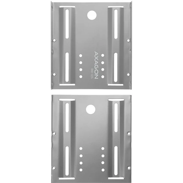 AXAGON RHD-125S, kovový rámček pre 1x 2.5' HDD/SSD do 3.5' pozície, sivý - Rámiky na disky - Obrázok QF7HF00101