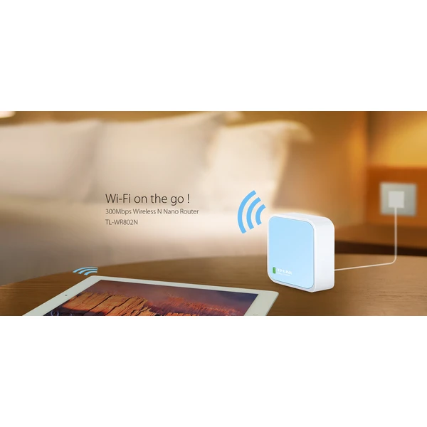 TP-Link TL-WR802N Wi-Fi 4 router modro/biely - Wi-Fi routery - Obrázok QFKN600301