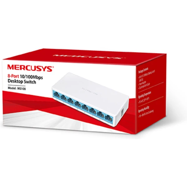 Mercusys MS108 Switch - Switche - Obrázok QFR7300401