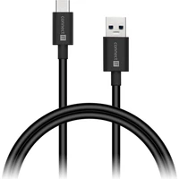 CONNECT IT Wirez USB-C/USB-A napájací kábel 1m čierny - Káble a redukcie