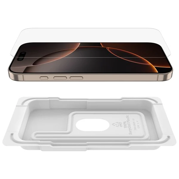 Belkin SCREENFORCE™ TemperedGlass Anti-Microbial sklo iPhone 16 Pro - Ochranné fólie a sklo - Obrázok QGNB000J01