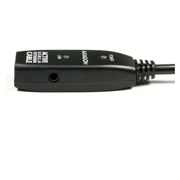 AXAGON ADR-215 USB-A/USB-A predlžovací kábel 15m čierny - Káble a redukcie - Obrázok QGS6000701