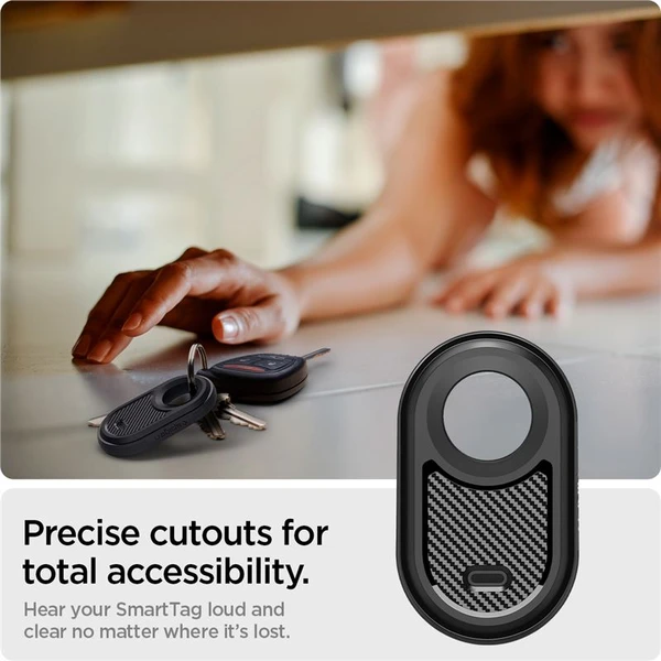 Spigen Rugged Armor púzdro Samsung Galaxy Smart Tag 2 2023 čierne - Puzdra - Obrázok QGV3000N01