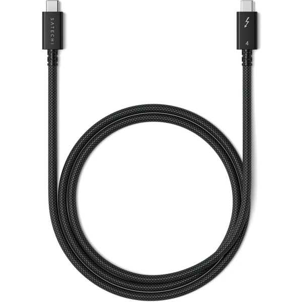 Satechi Thunderbolt 4 Pro napájací kábel 8K 240W 1m čierny - Káble a redukcie - Hlavný obrázok