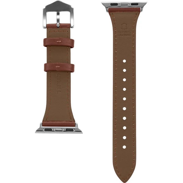 Spigen Kajuk Watch Band remienok Apple Watch 41/40/38mm hnedý - Remienky - Obrázok QHC5000L01