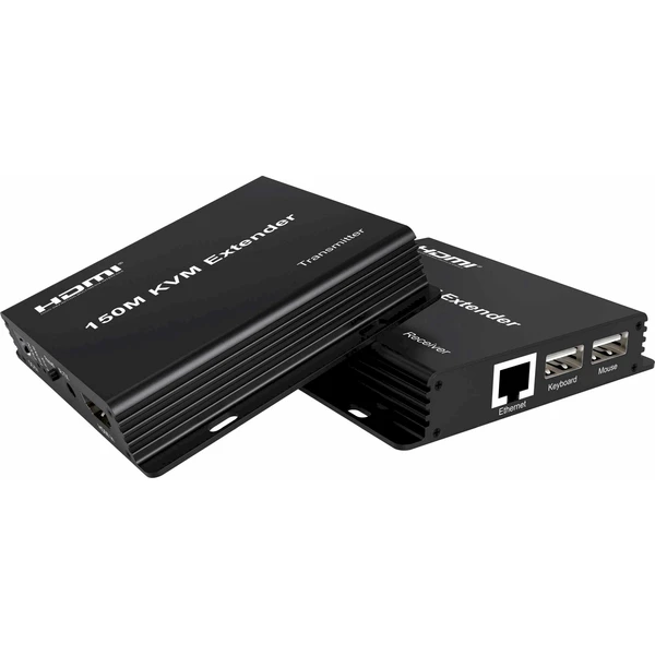 PremiumCord HDMI KVM extender na 150m cez jeden kábel Cat5e/Cat6 - Ostatné - Obrázok QJNF000K01