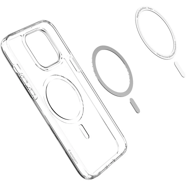 Spigen Ultra Hybrid Mag kryt iPhone 14 Pro Max biely - Puzdra - Obrázok QK1H300401