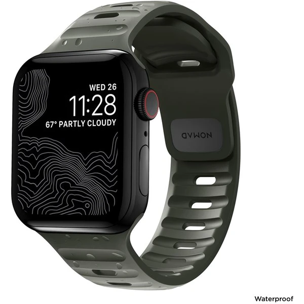 Nomad Sport Strap M/L remienok pre Apple Watch Ultra 49/45/44/42 mm Ash Green - Remienky - Obrázok QKNW600301