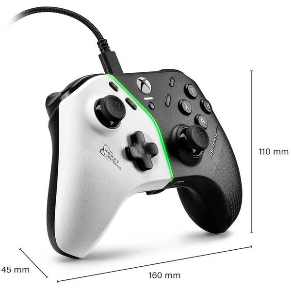Thrustmaster HEART drôtový herný ovládač čierny/biely (XBOX/PC) - Herné ovládače - Obrázok QLFE000K01
