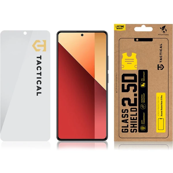 Tactical Glass Shield 2.5D sklo pre Xiaomi Redmi Note 13 Pro 4G/5G číre - Ochranné fólie a sklo - Obrázok QM32000O01