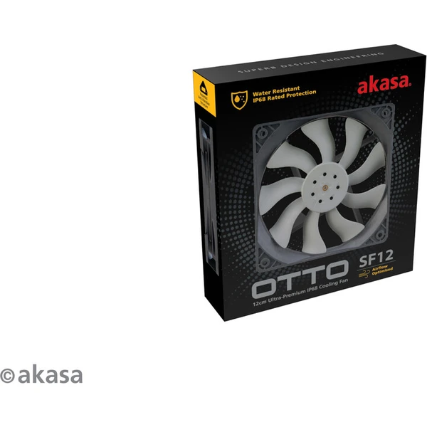 Akasa OTTO SF12, 120mm, sivá - Ventilátory pre PC - Obrázok QM4X600301