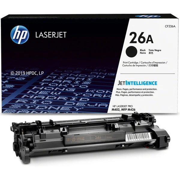 HP CF226A č. 26A Čierna originálna - Tonery - Obrázok QMOE300401