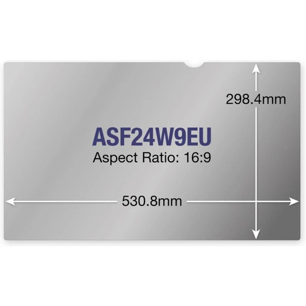 Targus Privacy Screen 24" (16:9) ochranné sklo s privátnym filtrom - Privátne filtre - Obrázok QMRZ100401