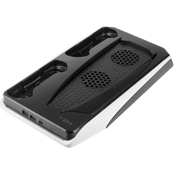 FIXED nabíjacia stanica s chladením pre PlayStation 5 a DualSense čierna - Dokovacie stanice - Obrázok QN1A700301