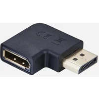 PremiumCord redukcia DisplayPort 1.2/DisplayPort 1.2 s zahnutým konektorom čierna - Káble a redukcie