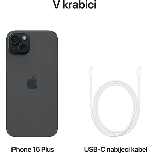 Apple iPhone 15 Plus 256GB čierny - Mobilné telefóny - Obrázok QO39000601