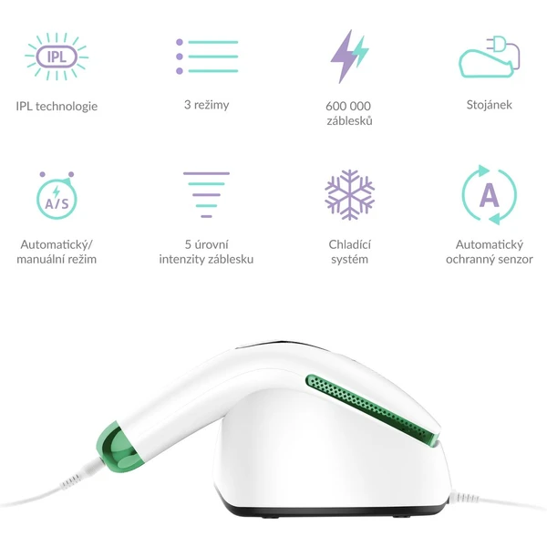 TrueLife odstraňovač chĺpkov BELLE IPL E5 - Senzory - Obrázok QP4D300401