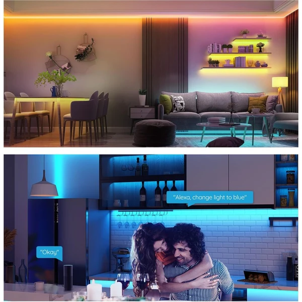 Govee WiFi RGB Smart LED pásik 10m - LED pásy - Obrázok QPKK000K01