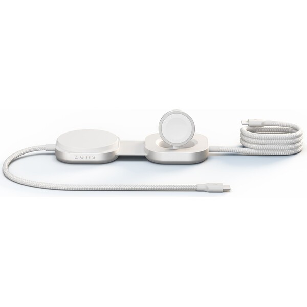 E-shop ZENS USB C-C Pro 3 MagSafe/Qi2 3v1 nabíjačka s USB-C káblom (140W) biela