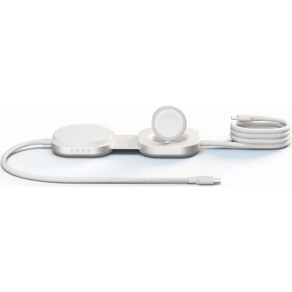 ZENS USB C-C Pro 3 MagSafe/Qi2 3v1 nabíjačka s USB-C káblom (140W) biela - Nabíjačky - Hlavný obrázok