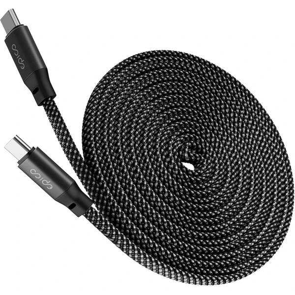 Epico UltraLink USB-C/USB-C magnetický napájací kábel 240W 1,5m čierny - Káble a redukcie - Hlavný obrázok