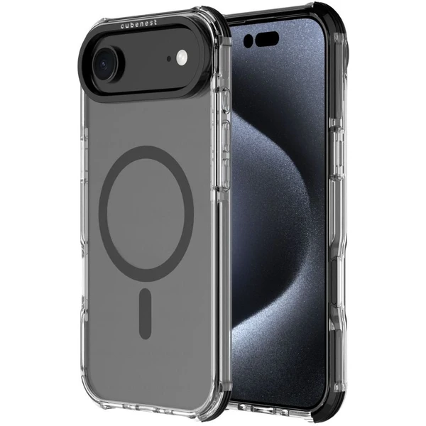 Cubenest MagPro Strong Guard MagSafe kryt iPhone Air čierny - Puzdra - Hlavný obrázok