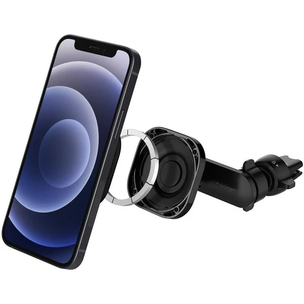Spigen OneTap Magnetic Car Mount Vent for MagSafe držiak do auta čierny - Držiaky - Obrázok QRFHF00101
