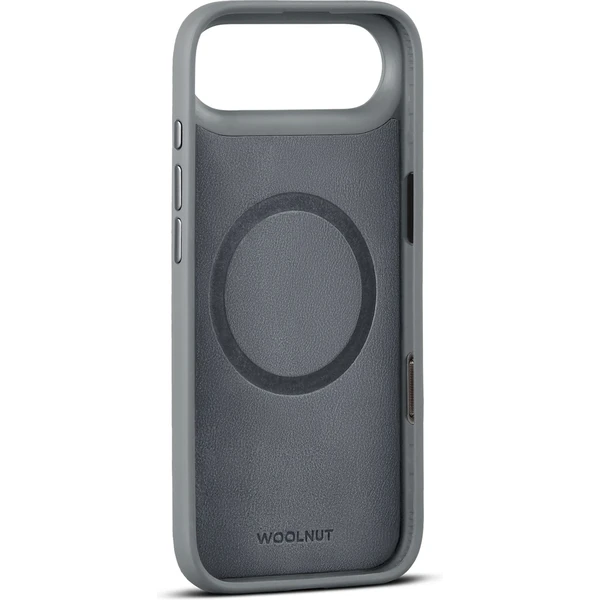 Woolnut MagSafe kožený kryt iPhone Air sivý - Puzdra - Obrázok QSLH000K01