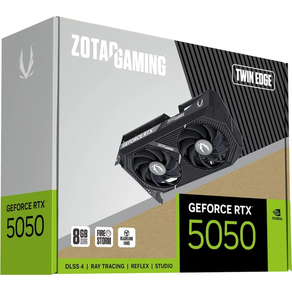 ZOTAC NVIDIA GeForce RTX 5050 Twin Edge - Grafické karty - Obrázok QSLI000K01