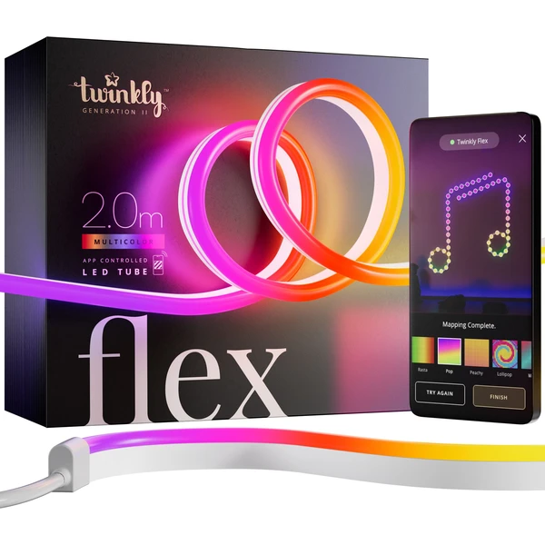 Twinkly Flex 2m tvarovateľný LED pásik - Inteligentné osvetlenie - Obrázok QTB0000N01