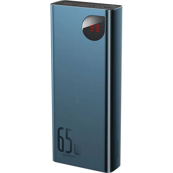 Baseus Adaman Metal 20000mAh, 65W modrá - Powerbanky - Hlavný obrázok