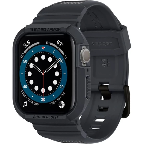 Spigen Rugged Armor Pro remienok s puzdrom Apple Watch 44/45mm sivý - Remienky - Obrázok QTPJF00101
