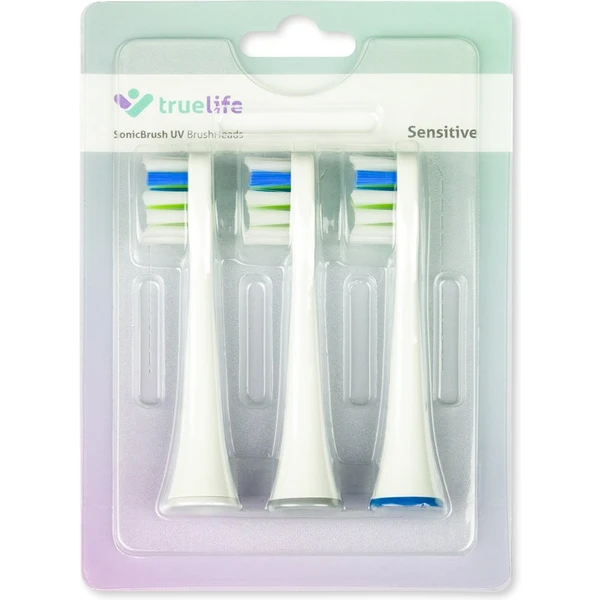 TrueLife SonicBrush UV náhradná hlavica Sensitive Triple Pack - Zubné kefky - Hlavný obrázok