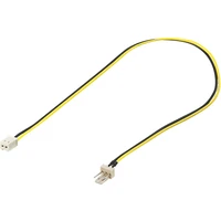 PremiumCord napájací kábel pre ventilátor z 2 pin FAN na 3 pin FAN konektor - Káble a redukcie