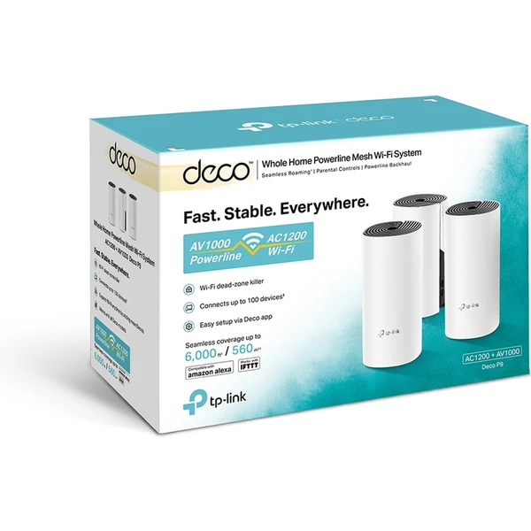 TP-Link Deco P9 mesh systém 2ks biely - Mesh systémy - Obrázok QVYN600301