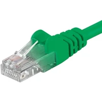 PremiumCord RJ45/RJ45 Cat5e UTP patch kábel 10m zelený - Káble a redukcie