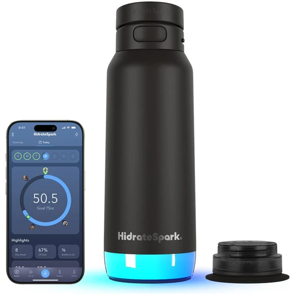 HidrateSpark PRO 2 múdra fľaša, 950 ml čierna - Inteligentné fľaše - Obrázok QW2H000K01