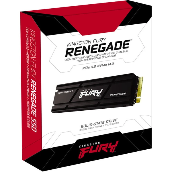Kingston SSD FURY Renegade, M.2 - 2000GB + heatsink - SSD - Obrázok QWBZF00101