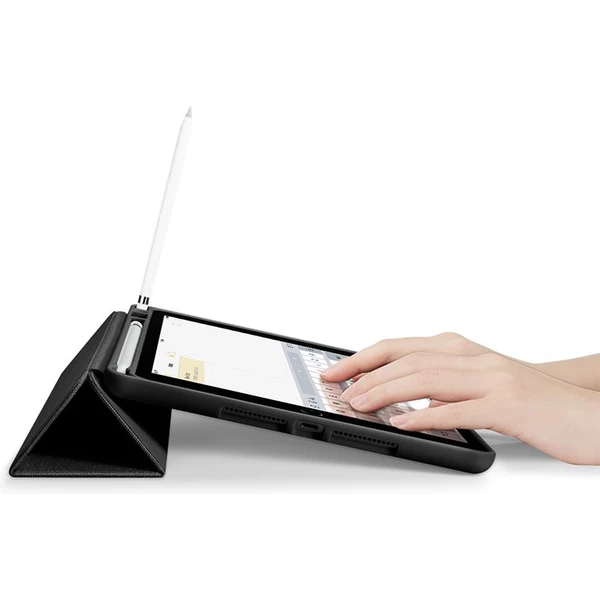 Spigen Urban Fit Apple iPad 10.2" (21/20/19) čierne - Puzdra - Obrázok QWD5000O01
