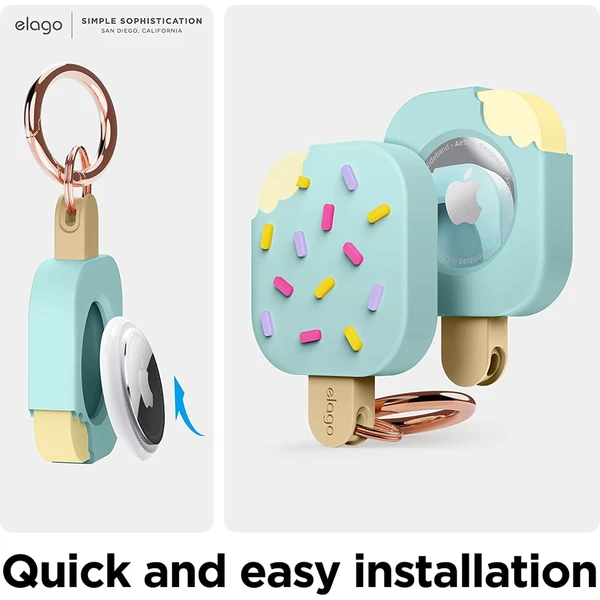 ELAGO Ice Cream puzdro pre Apple AirTag mentolové - Puzdra - Obrázok QWEM100501