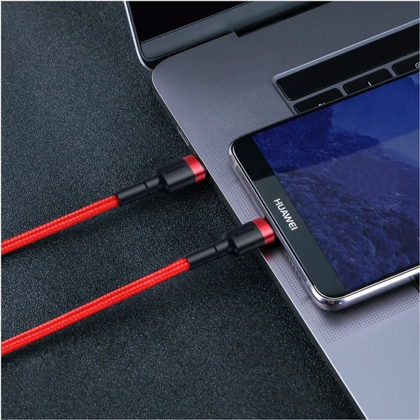 Baseus Cafule USB-C/USB-C napájací kábel 60W 2m čierny - Káble a redukcie - Obrázok QX95300401