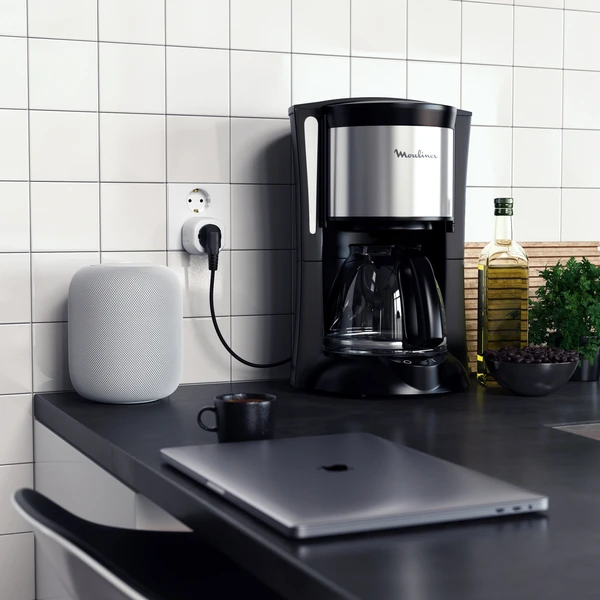 Satechi Homekit Smart Outlet múdra zásuvka (EU) biela  - Inteligentné zásuvky - Obrázok QXBT000501