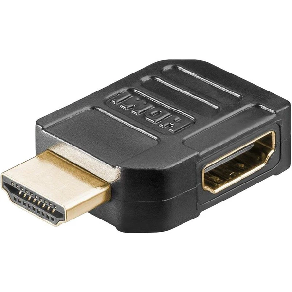 PremiumCord HDMI/HDMI redukcia so zahnutým konektorom čierna - Káble a redukcie - Hlavný obrázok